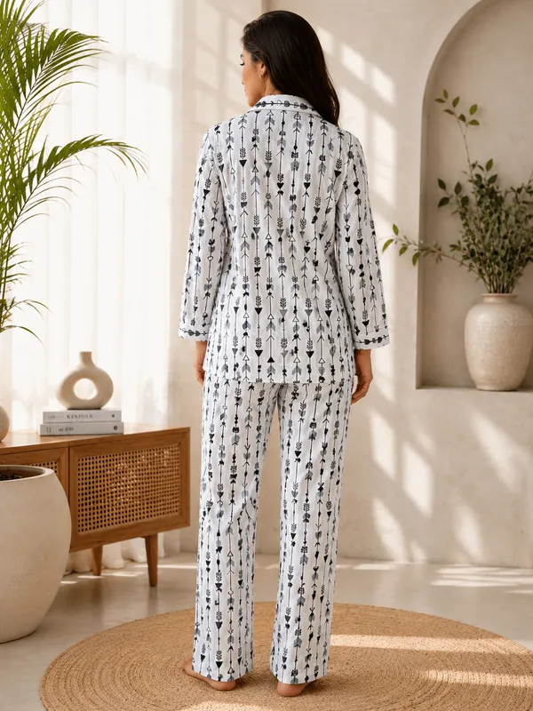 Women's_White_&_Black_Printed_Night_Suit_Co-ord_Set