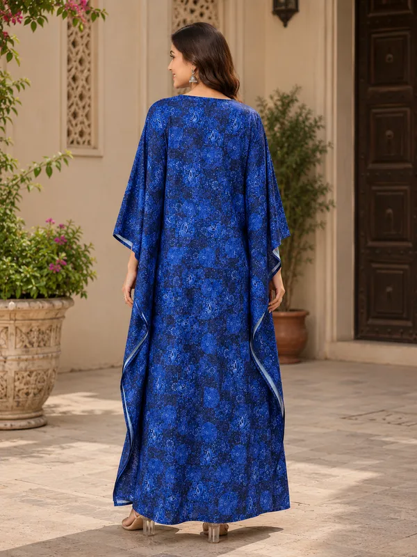 Women's_Royal_Blue_Printed_Kaftan_Maxi_Dress