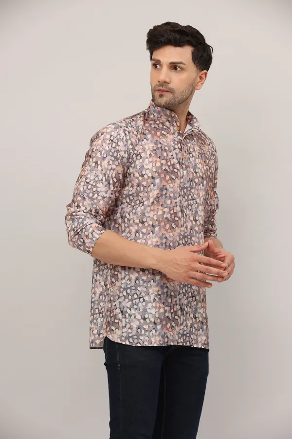 Dusty_Mauve_Short_Kurta