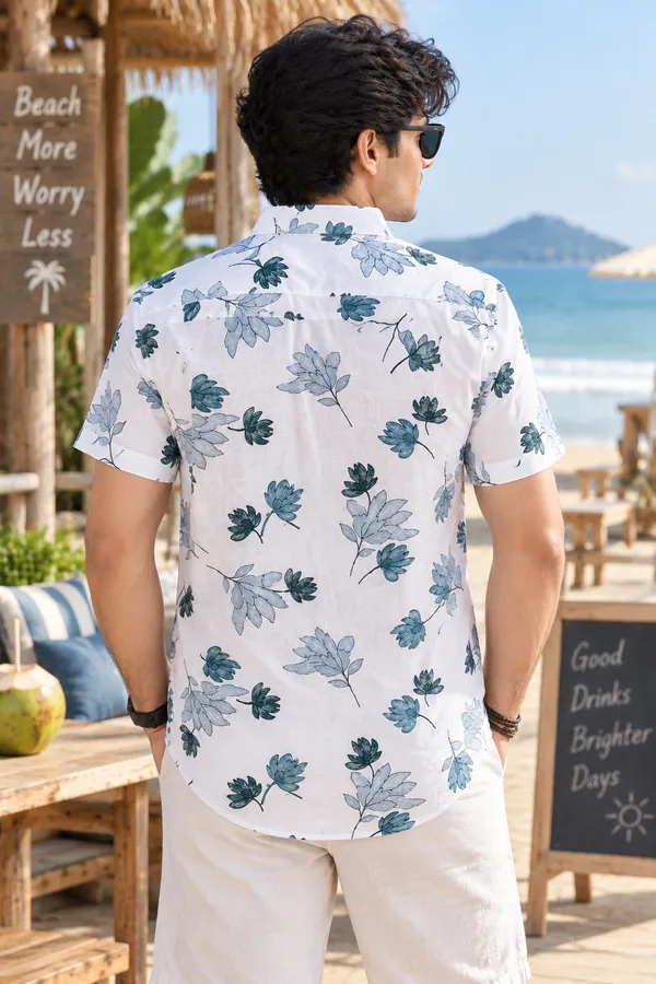 Men_White_&_Teal_Floral_Printed_Casual_Shirt