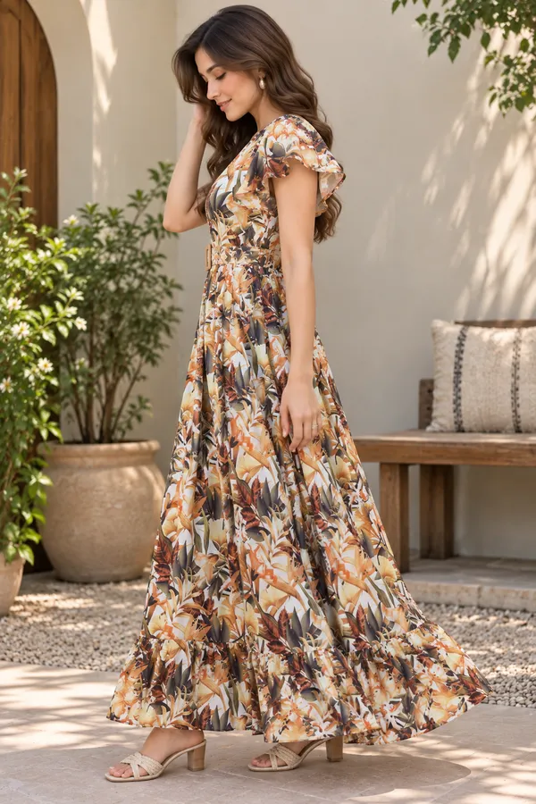 Tropical_Floral_Belted_Maxi_Dress