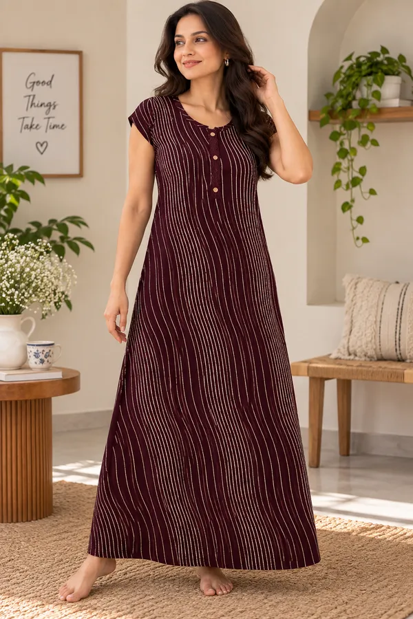 Women_Wine_Wavy_Striped_Casual_Maxi_Dress
