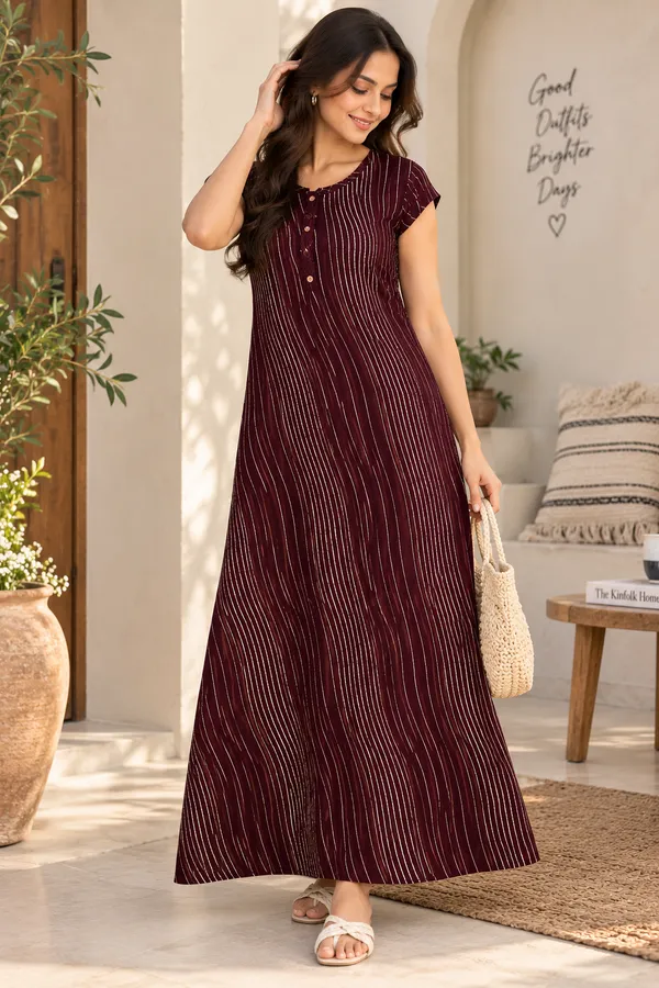 Women_Wine_Wavy_Striped_Casual_Maxi_Dress