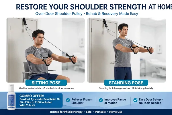 Overhead_Shoulder_Pulley_Hand_Equipment_Kit_For_Home_Gym_Exercise_and_Physical_Therapy_Multicolor_with_50_Ml_Devdoot_Pain_Massage_Oil