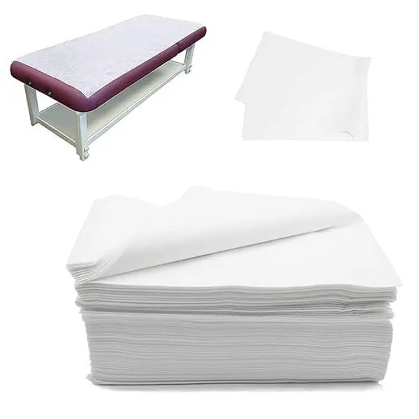 Disposable_Massage_Bedsheets_Non-Woven_Soft_Material_for_Salon,_Spa,_Parlor,_Massage_Table,_Travel,_Hotels,_Hospitals_&_Clinics_(31_Inches_X_72_Inches,_White,_Pack_of_25)