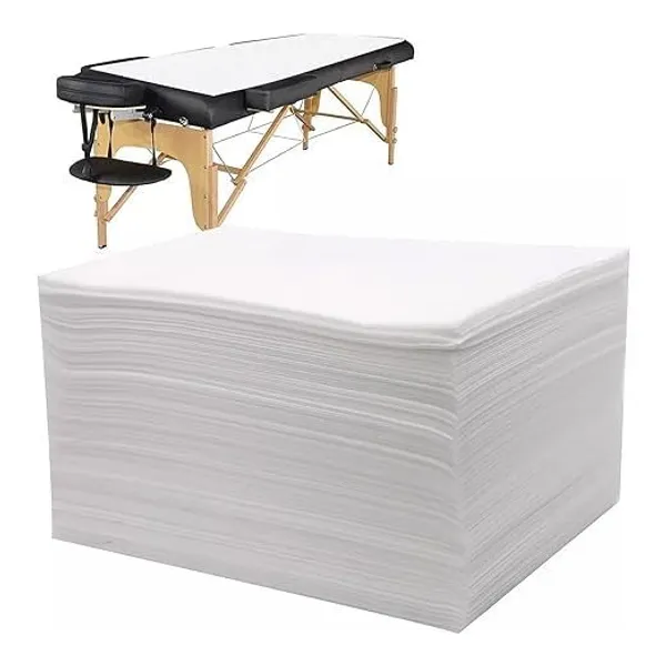 Disposable_Massage_Bedsheets_Non-Woven_Soft_Material_for_Salon,_Spa,_Parlor,_Massage_Table,_Travel,_Hotels,_Hospitals_&_Clinics_(31_Inches_X_72_Inches,_White,_Pack_of_25)