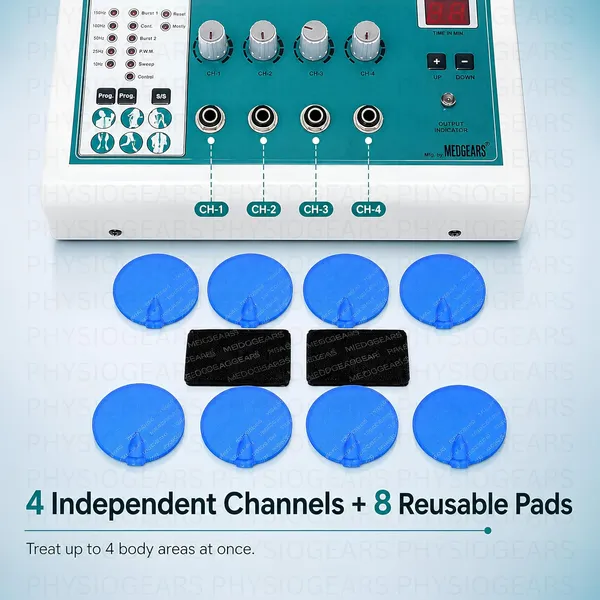 Tens_4_Channel_Auto_Mode_Multi-Function_Physiotherapy_Nerve_Stimulator_Electrotherapy_Physiotherapy_Equipment_with_One_Year_Warranty