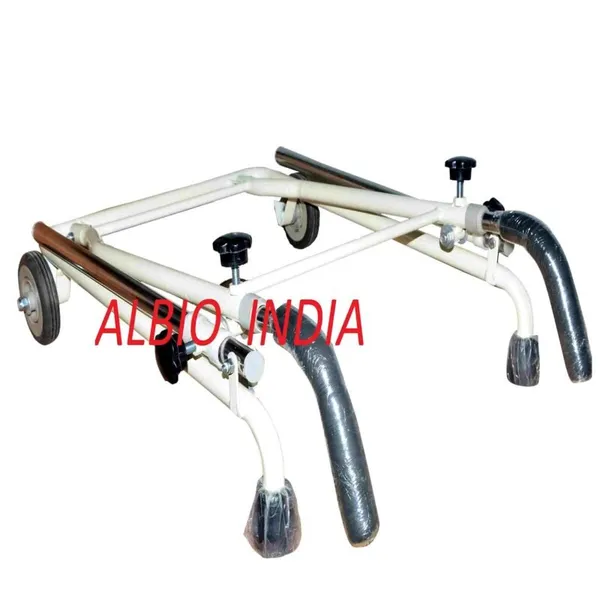 Mild_Steel_Folding_Height_Adjustable_Rollator_Walker_With_Front_Wheels