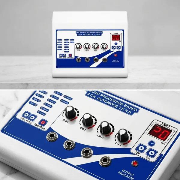 4_Channel_TENS_Auto_Mode_Multi-Function_Physiotherapy_Nerve_Stimulator_Electrotherapy_Physiotherapy_Equipment_with_One_Year_Warranty