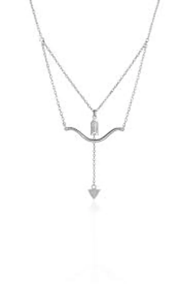 Silver_Tone_Layered_Pendant_Necklace_for_Women