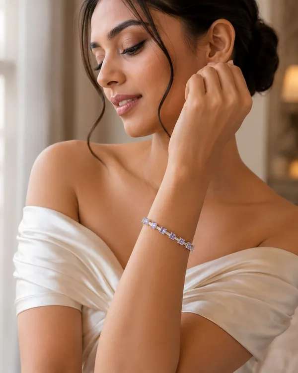 Silver_Tone_Lavender_Stone_Bracelet_for_Women