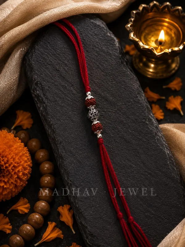 Red_Thread_Beaded_Rakhi_for_Brothers