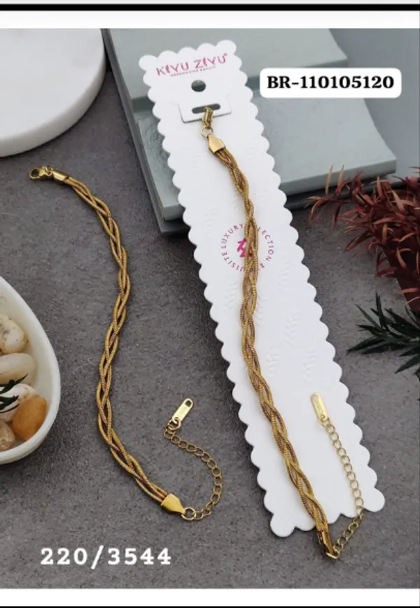 Gold_Tone_Twisted_Chain_Bracelet_for_Women