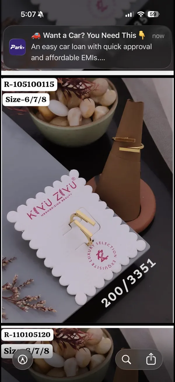Gold_Tone_Metal_Ring_For_women
