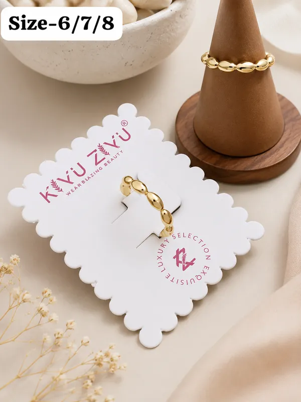 Gold_Tone_Oval_Link_Ring_For_Women