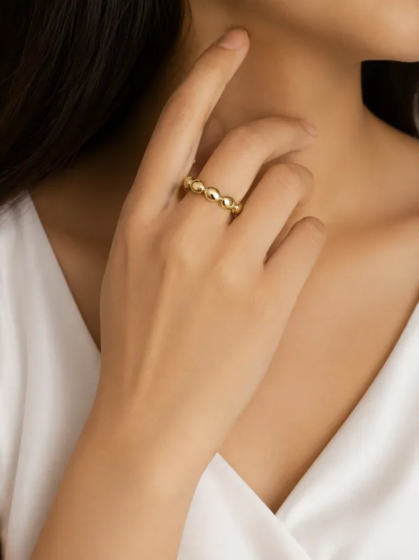 Gold_Tone_Oval_Link_Ring_For_Women