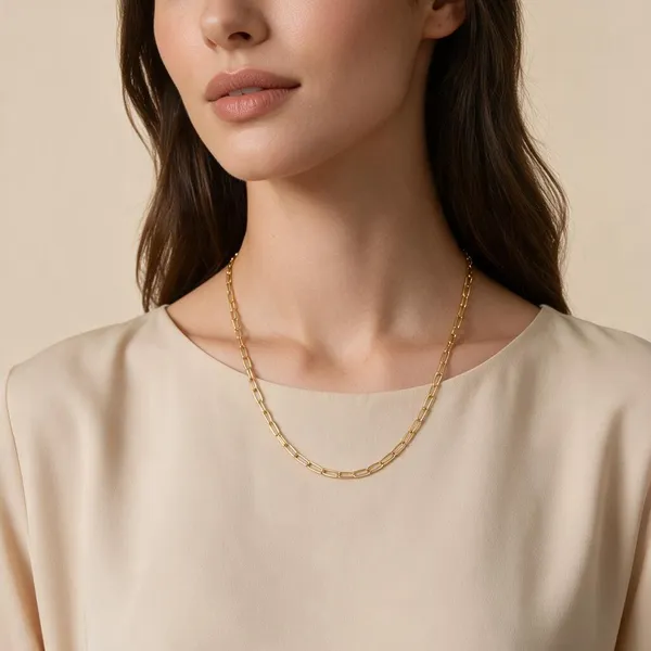 Gold_Metal_Link_Chain_Necklace_For_Women