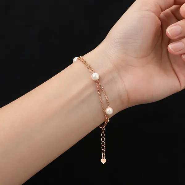 Rose_Gold_Pearl_925_Silver_Bracelet_For_Women