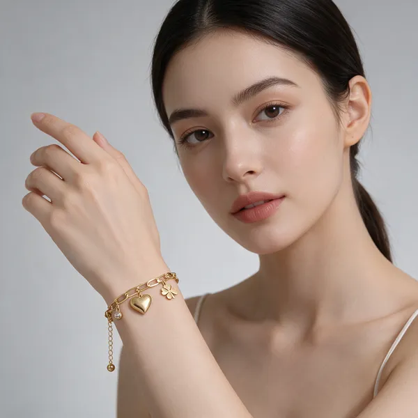 Gold_Tone_Charm_Bracelet_For_Women