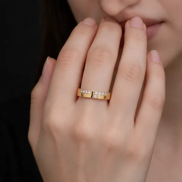 Gold_Tone_Multi_Band_Ring_For_Women