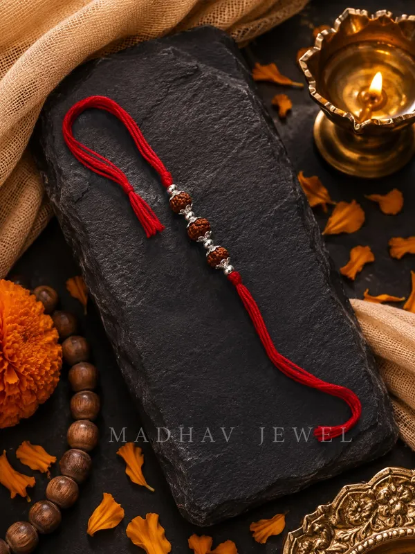 Red_Thread_Rudraksha_Beaded_Rakhi_for_Brother
