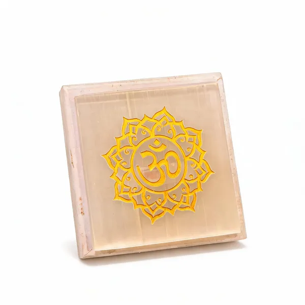 Selenite_Plate_Om
