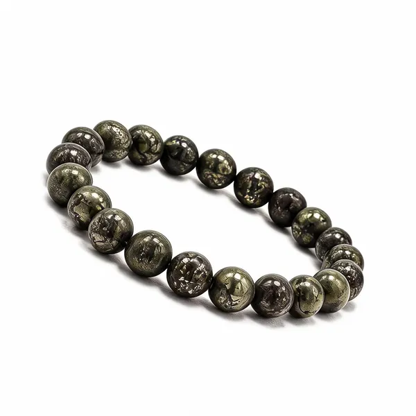 Pyrite_Beaded_Bracelet