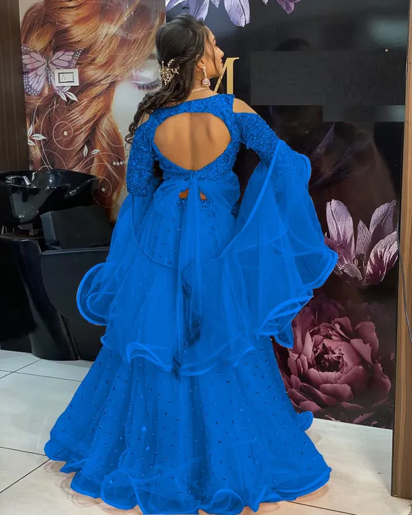 Mert_India_Embellished_Semi_Stitched_Lehenga_Choli_Dark_Blue