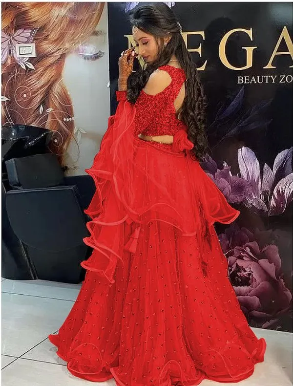 Mert_India_Embellished_Semi_Stitched_Lehenga_Choli_(Red)