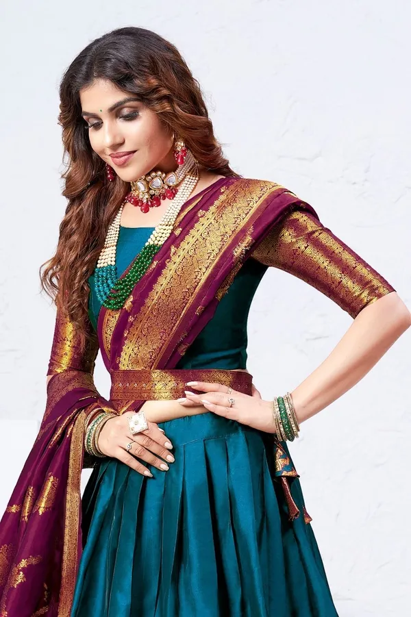 Aatvi_Embellished_Semi_Stitched_Lehenga_Choli_Light_Blue