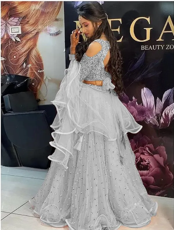 Mert_India_Embellished_Semi_Stitched_Lehenga_Choli_Grey