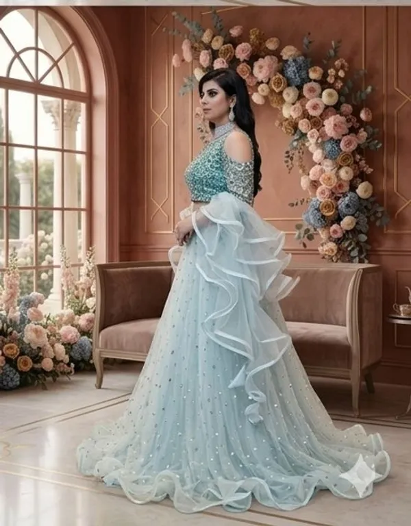 DD's_creation_Embellished_Semi_Stitched_Lehenga_Choli_(Light_Blue)