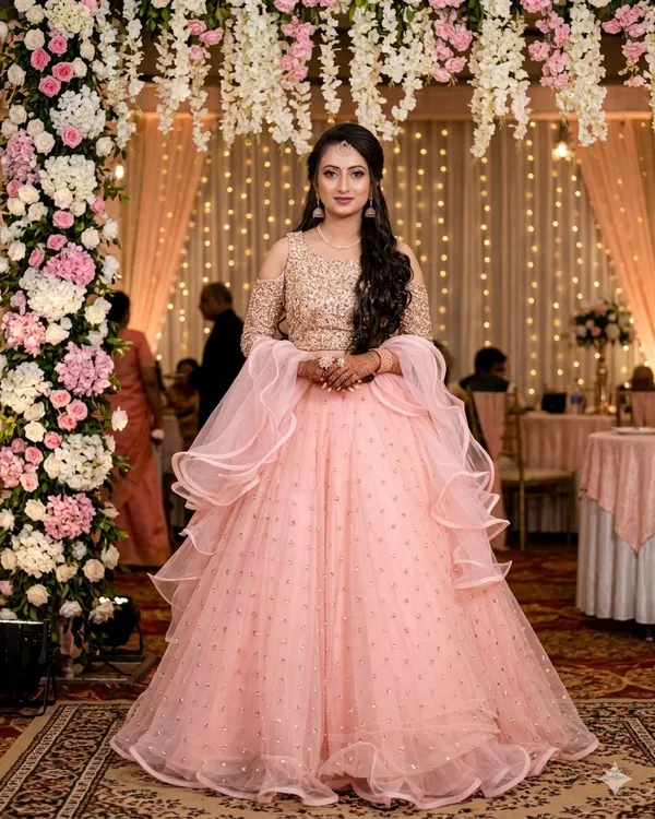 Aatvi_Embellished_Semi_Stitched_Lehenga_Choli_Pink