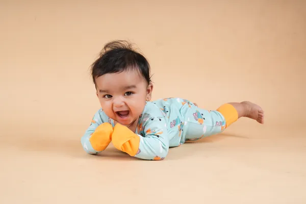 Teddytot_Interlock_Airplane_Pattern_Digital_Print_Organic_Cotton_Romper