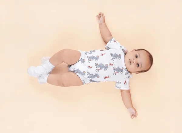 Teddytot_Interlock_Elephant_Pattern_Digital_Print_Organic_Cotton_Onesie