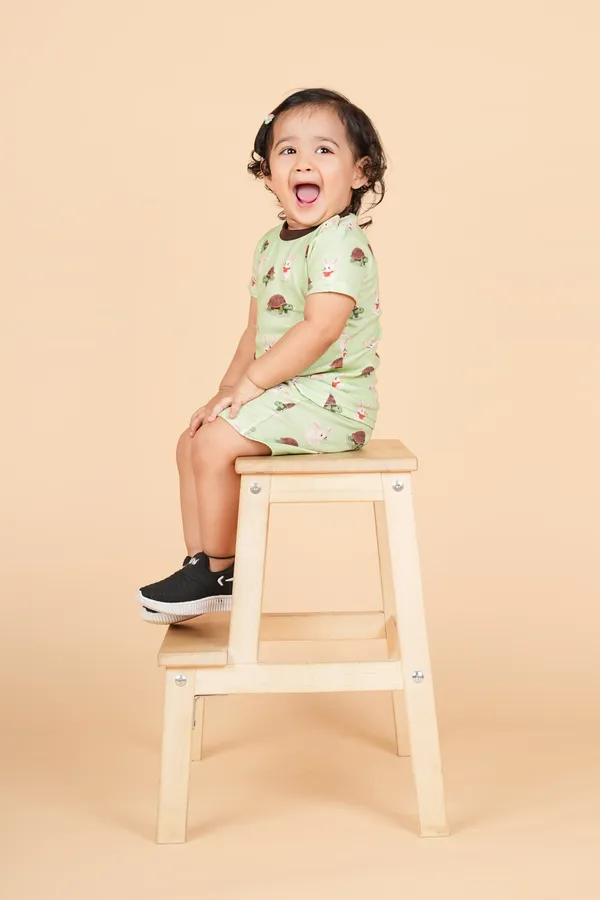 Teddytot_Interlock_Turtle_Bunny_Digital_Print_Organic_Cotton_T_Shirt_Shorts_Set