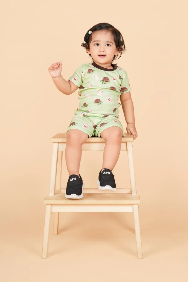 Teddytot_Interlock_Turtle_Bunny_Digital_Print_Organic_Cotton_T_Shirt_Shorts_Set