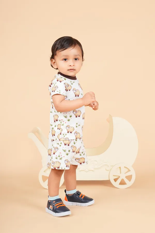 Teddytot_Interlock_Sheep_Digital_Print_Organic_Cotton_T_Shirt_Shorts_Set