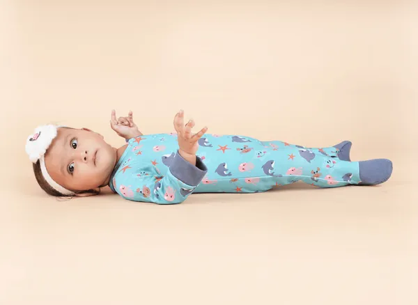 Teddytot_Sea_Life_Print_Organic_Cotton_Footed_Romper_Sleepsuit