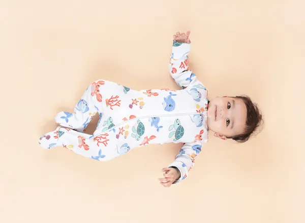 Teddytot_Interlock_Ocean_Life_Creatures_Digital_Print_Organic_Cotton_Romper_Sleepsuit