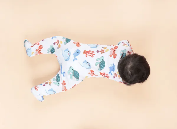 Teddytot_Interlock_Ocean_Life_Creatures_Digital_Print_Organic_Cotton_Romper_Sleepsuit