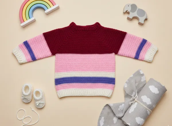 Teddytot_Handmade_Cardigan_Multicolor_Stripes