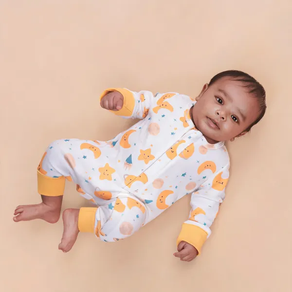 Teddytot_Interlock_Star_Moon_Print_Organic_Cotton_Romper