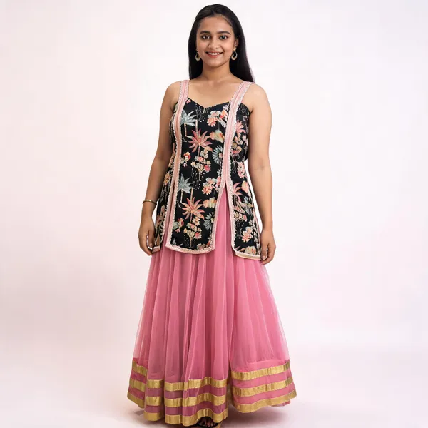 Black_Floral_Print_Anarkali_Set_For_Women