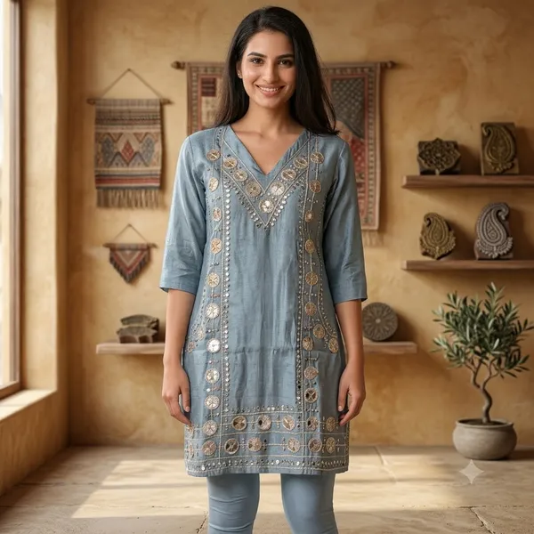 Grey_Embellished_Straight_Kurta_For_Women