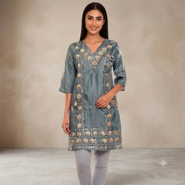 Grey_Embellished_Straight_Kurta_For_Women