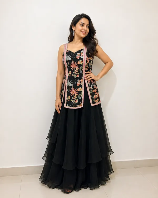 Black_Floral_Layered_Ethnic_Set_For_Women