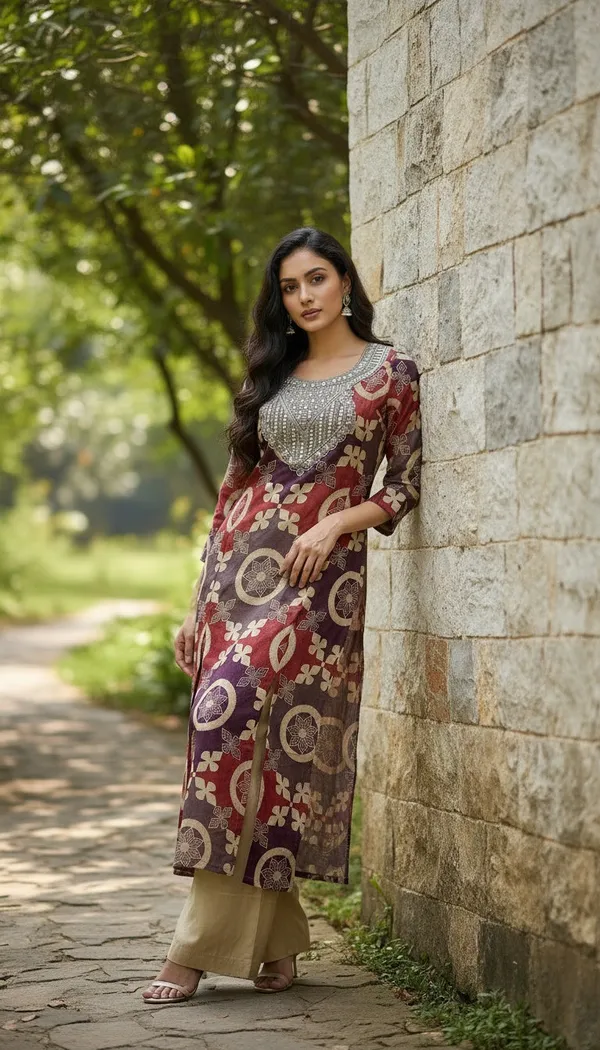 Pink_Gotta_Patti_Toke_With_Amara_Patchwork_Print_Kurta_Set