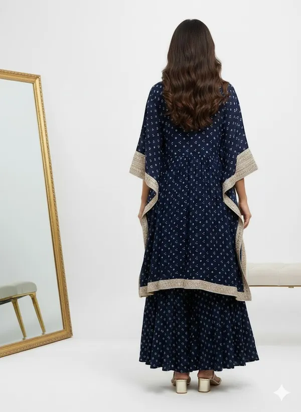 Midnight_Noor_Kaftan_Kurta_Set_With_Flared_Skirt_Palazzo