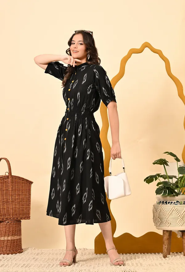 Black_Diamond_Elasticated_Midi_Dress